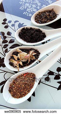 Green tea, black tea, jasmine tea, rooibos with flowers and fruit View Large Photo Image Stock Photography - Green tea, black tea, jasmine tea, rooibos with flowers and fruit. Fotosearch