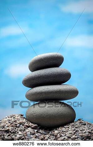 Grey stones for Spa hot stones massage View Large Photo Image Stock Photograph - Grey stones for Spa hot stones massage. Fotosearch