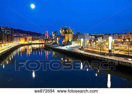 Guggenheim Museum, Bilbao. Biscay, Basque Country, Euskadi, Spain View Large Photo Image Picture - Guggenheim Museum, Bilbao. Biscay, Basque Country, Euskadi, Spain. Fotosearch