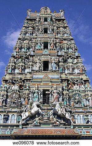 Hindu Temple, Chinatown, Kuala Lumpur, Malaysia View Large Photo Image Stock Photo - Hindu Temple, Chinatown, Kuala Lumpur, Malaysia. Fotosearch