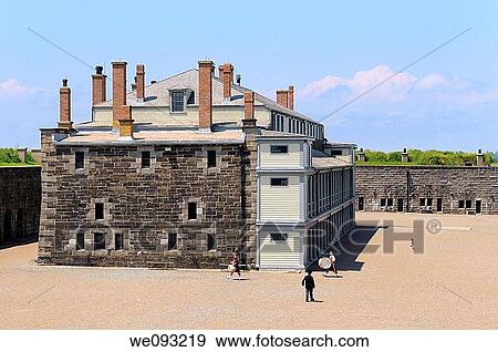 Stock Photo - Historic Cavalier building at the center of the Citadel in Halifax Nova Scotia. Fotosearch