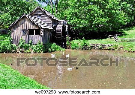 Historic Mabry Mill is a beautiful working watermill located in Floyd County Virginia, on the Blue Ridge Parkway View Large Photo Image Stock Image - Historic Mabry Mill is a beautiful working watermill located in Floyd County Virginia, on the Blue Ridge Parkway. Fotosearch