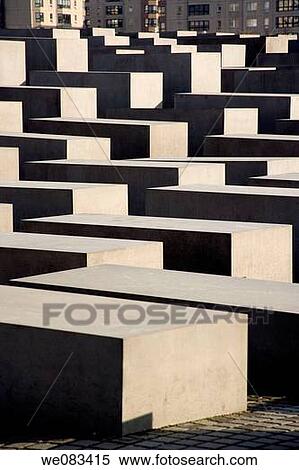 Stock Photography - Holocaust Monument, Berlin, Germany, Europe. Fotosearch