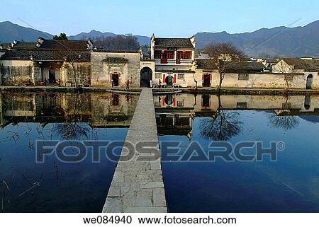 In February 2006, China Anhui, Shexian County, Hongcun Ancient Residences View Large Photo Image Stock Image - In February 2006, China Anhui, Shexian County, Hongcun Ancient Residences. Fotosearch