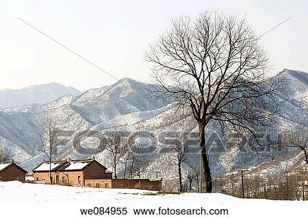In January 2008, China's Luoyang City, Henan Province, the winter snow View Large Photo Image Stock Photography - In January 2008, China's Luoyang City, Henan Province, the winter snow. Fotosearch