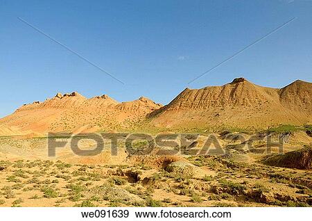 In October 2009, China's Gansu Province, Zhangye City Danxia Landform View Large Photo Image Stock Photo - In October 2009, China's Gansu Province, Zhangye City Danxia Landform. Fotosearch