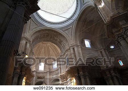 Interior of the New Cathedral of Cadiz. Andalucia. Spain. View Large Photo Image Stock Photography - Interior of the New Cathedral of Cadiz. Andalucia. Spain.. Fotosearch