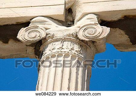 Ionic capital, the Efeste? n, Acropolis, Athens, Greece View Large Photo Image Stock Photo - Ionic capital, the Efeste? n, Acropolis, Athens, Greece. Fotosearch
