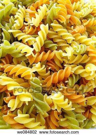 Italian pasta, vegetables screws View Large Photo Image Stock Image - Italian pasta, vegetables screws. Fotosearch