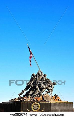 Iwo Jima Memorial statue near Washington DC View Large Photo Image Picture - Iwo Jima Memorial statue near Washington DC. Fotosearch
