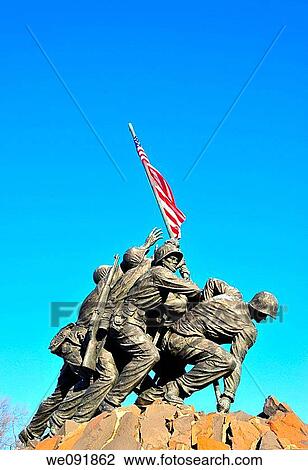 Iwo Jima Memorial statue, near Washington DC View Large Photo Image Stock Image - Iwo Jima Memorial statue, near Washington DC. Fotosearch