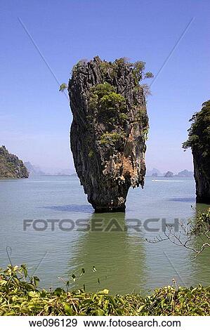 Stock Photo - James Bond Island, Phuket, Thailand. Fotosearch