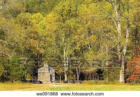 John Oliver Cabin, rustic appalachian mountain cabin, Great Smoky Mountains National Park View Large Photo Image Stock Photo - John Oliver Cabin, rustic appalachian mountain cabin, Great Smoky Mountains National Park. Fotosearch