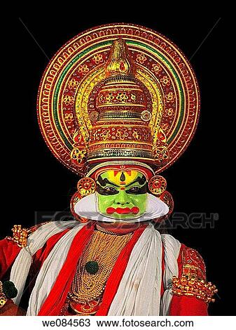 Kathakali, a spectacular classical dance drama of kerala View Large Photo Image Stock Image - Kathakali, a spectacular classical dance drama of kerala. Fotosearch