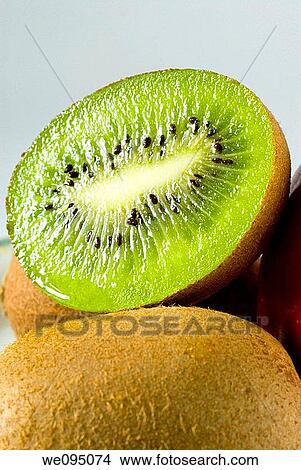 Kiwi on white background View Large Photo Image Picture - Kiwi on white background. Fotosearch