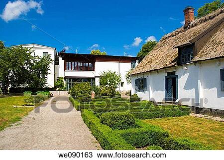 Stock Image - Kulturen the open air museum in Lund Sk? ne Sweden Europe. Fotosearch