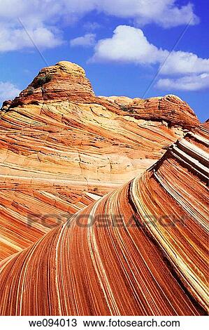 Layered sandstone from? The Wave? area of Paria Canyon-Vermillion Cliffs Wilderness Area, Utah and Arizona View Large Photo Image Stock Image - Layered sandstone from? The Wave? area of Paria Canyon-Vermillion Cliffs Wilderness Area, Utah and Arizona. Fotosearch
