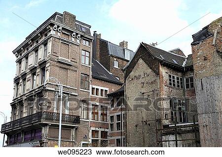 Liege city center Wallonia Belgium Europe View Large Photo Image Stock Image - Liege city center Wallonia Belgium Europe. Fotosearch