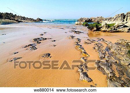 Liencres beach, Cantabria. Spain. View Large Photo Image Picture - Liencres beach, Cantabria. Spain.. Fotosearch
