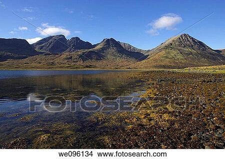 Loch Slappin and the Red Cuillen, Isle of Skye, Western Scotland View Large Photo Image Picture - Loch Slappin and the Red Cuillen, Isle of Skye, Western Scotland. Fotosearch