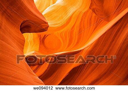 Lower Antelope Canyon located near Page Arizona on the Navajo reservation A slot canyon is a narrow canyon, formed by the wear of water rushing through rock View Large Photo Image Stock Image - Lower Antelope Canyon located near Page Arizona on the Navajo reservation A slot canyon is a narrow canyon, formed by the wear of water rushing through rock. Fotosearch