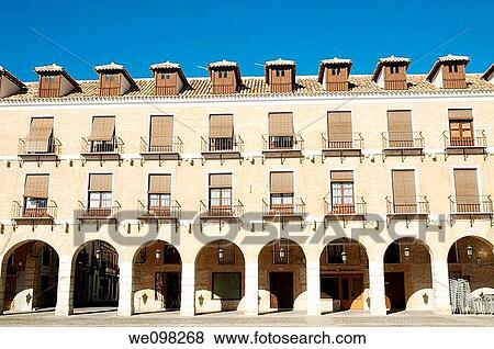 Main Square. Oca±a, Toledo province, Castilla La Mancha, Spain. View Large Photo Image Stock Photo - Main Square. Oca±a, Toledo province, Castilla La Mancha, Spain.. Fotosearch