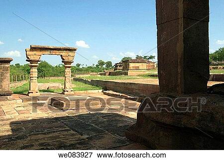 Mallikarjuna temple in Aihole, Karnataka. Aihole, a tranquil village on the banks of the Malaprabha River, is acclaimed as the cradle of Hindu temple architecture. There are about 125 temples divided into 22 groups scattered all over the villages and near View Large Photo Image Stock Photo - Mallikarjuna temple in Aihole, Karnataka. Aihole, a tranquil village on the banks of the Malaprabha River, is acclaimed as the cradle of Hindu temple architecture. There are about 125 temples divided into 22 groups scattered all over the villages and near. Fotosearch