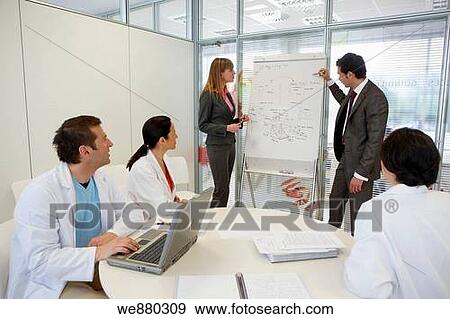 Meeting room View Large Photo Image Stock Photo - Meeting room. Fotosearch