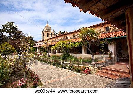 Mission San Carlos Borromeo de Carmelo, also known as the Carmel Mission, is a historic Roman Catholic mission church in Carmel-by-the-Sea, California It was the headquarters of the padre presidente, Father Fermin Francisco de Lasuen View Large Photo Image Picture - Mission San Carlos Borromeo de Carmelo, also known as the Carmel Mission, is a historic Roman Catholic mission church in Carmel-by-the-Sea, California It was the headquarters of the padre presidente, Father Fermin Francisco de Lasuen. Fotosearch