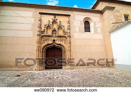 Monastery of Santa Isabel la Real. Granada. Andalucia. Spain. View Large Photo Image Stock Image - Monastery of Santa Isabel la Real. Granada. Andalucia. Spain.. Fotosearch