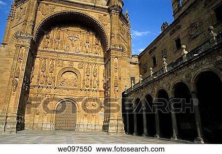 Monastery San Esteban, Spain Salamanca View Large Photo Image Stock Image - Monastery San Esteban, Spain Salamanca. Fotosearch
