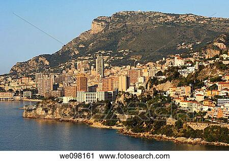 Monte Carlo at the Cote d? Azur, Principality of Monaco View Large Photo Image Stock Image - Monte Carlo at the Cote d? Azur, Principality of Monaco. Fotosearch