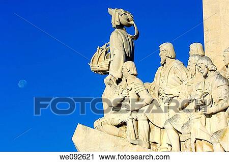 Monument to the Discoveries, Padrao dos Descobrimentos, Belem, Lisbon, Portugal View Large Photo Image Stock Image - Monument to the Discoveries, Padrao dos Descobrimentos, Belem, Lisbon, Portugal. Fotosearch