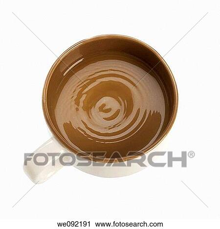 Mug of Coffee with milk View Large Photo Image Stock Image - Mug of Coffee with milk. Fotosearch