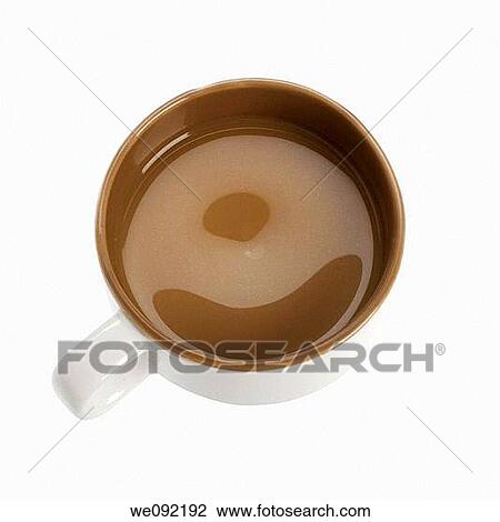 Mug of Coffee with milk View Large Photo Image Stock Image - Mug of Coffee with milk. Fotosearch