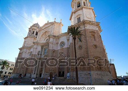 New Cathedral of Cadiz. Andalucia. Spain. View Large Photo Image Picture - New Cathedral of Cadiz. Andalucia. Spain.. Fotosearch