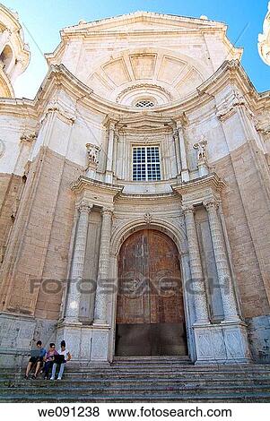 New Cathedral of Cadiz. Andalucia. Spain. View Large Photo Image Stock Photo - New Cathedral of Cadiz. Andalucia. Spain.. Fotosearch