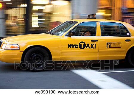New York city taxi cab View Large Photo Image Stock Image - New York city taxi cab. Fotosearch