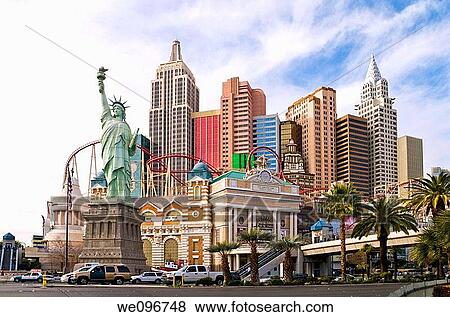 New York hotel, Las Vegas, Nevada, USA View Large Photo Image Stock Photo - New York hotel, Las Vegas, Nevada, USA. Fotosearch