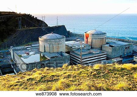 NPP, nuclear power station of Lemoniz, Biscay, Basque Country, Spain View Large Photo Image Stock Photo - NPP, nuclear power station of Lemoniz, Biscay, Basque Country, Spain. Fotosearch