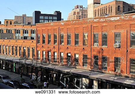 Stock Image - NYC Meat Packing District. Fotosearch