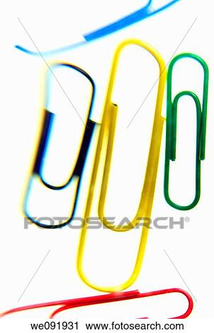 Office stationery close up paper clips View Large Photo Image Stock Image - Office stationery close up paper clips. Fotosearch