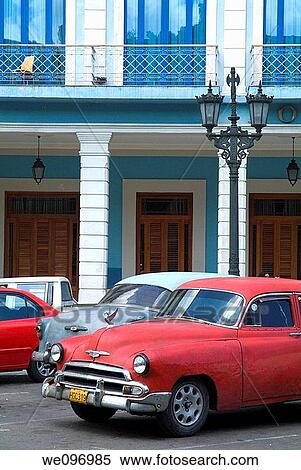 Old Classic American cars parked in Havana, Cuba View Large Photo Image Stock Photography - Old Classic American cars parked in Havana, Cuba. Fotosearch