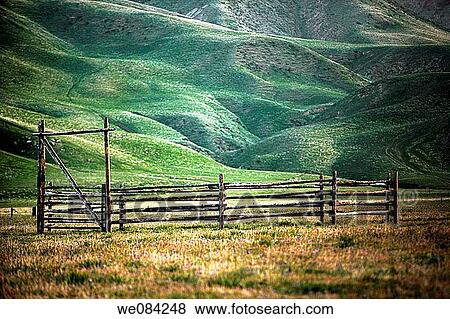 OLD HORSE CORRAL View Large Photo Image Stock Photo - OLD HORSE CORRAL. Fotosearch
