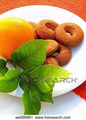Orange Shortbread View Large Photo Image Stock Image - Orange Shortbread. Fotosearch