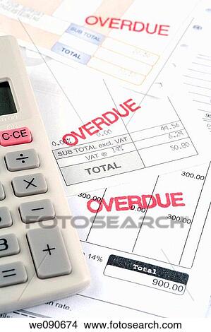 Overdue Bills View Large Photo Image Picture - Overdue Bills. Fotosearch