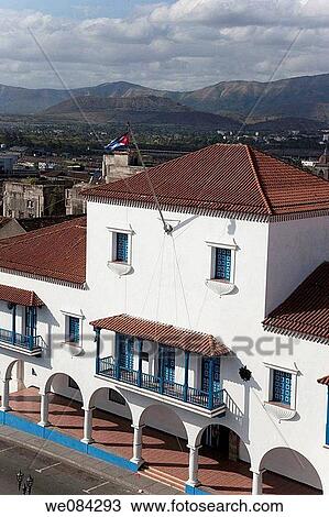 Stock Image - Palace of Regional Government, Santiago de Cuba, Cuba. Fotosearch
