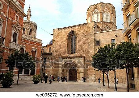 Palacio Arzobispal and Cathedral Valencia city Spain View Large Photo Image Stock Image - Palacio Arzobispal and Cathedral Valencia city Spain. Fotosearch