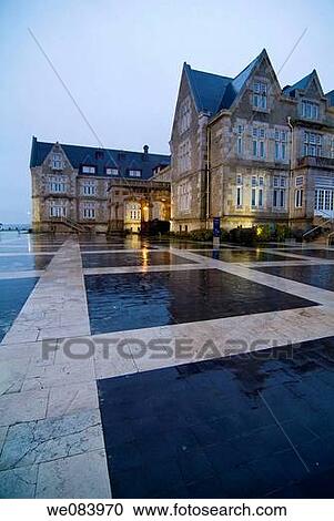 Palacio de La Magdalena, Santander. Spain. View Large Photo Image Stock Image - Palacio de La Magdalena, Santander. Spain.. Fotosearch