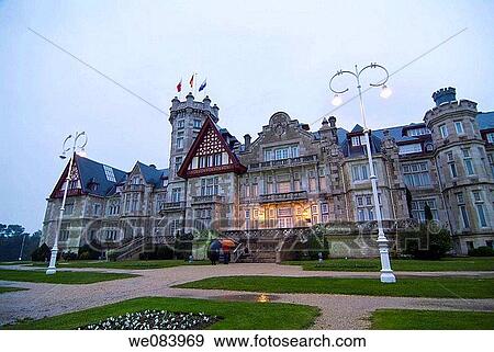 Palacio de La Magdalena, Santander. Spain. View Large Photo Image Stock Photo - Palacio de La Magdalena, Santander. Spain.. Fotosearch
